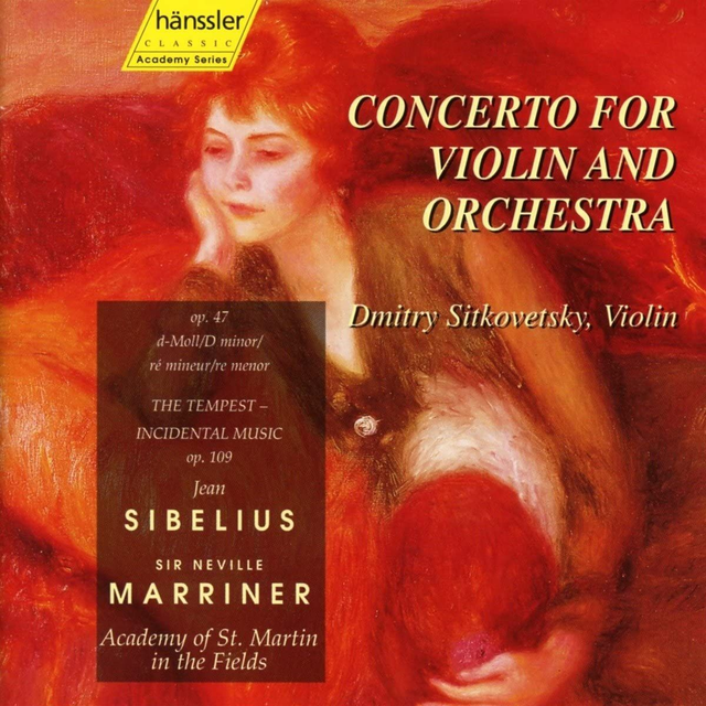 Sibelius VIOLIN CONCERTO , THE TEMPEST CD