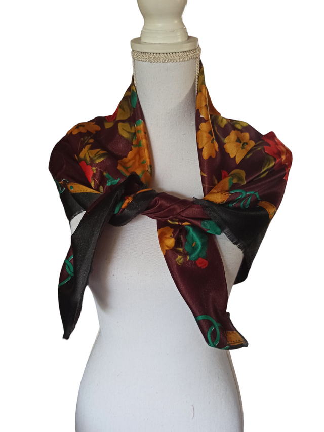 Foulard fleuri (Orkide)