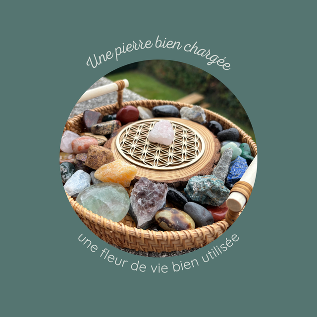 Sous-verres Fleur de Vie - Harmonie &amp; Nature