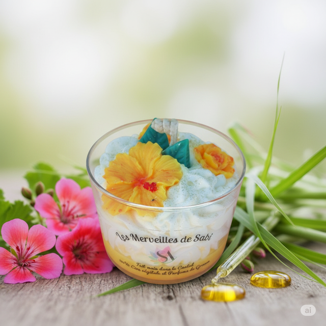 Bougie parfumée Citronnelle géranium