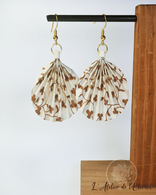 Boucles d'oreilles Licuala - Collection nature