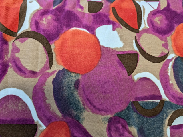 Retro Multi Viscose Jersey