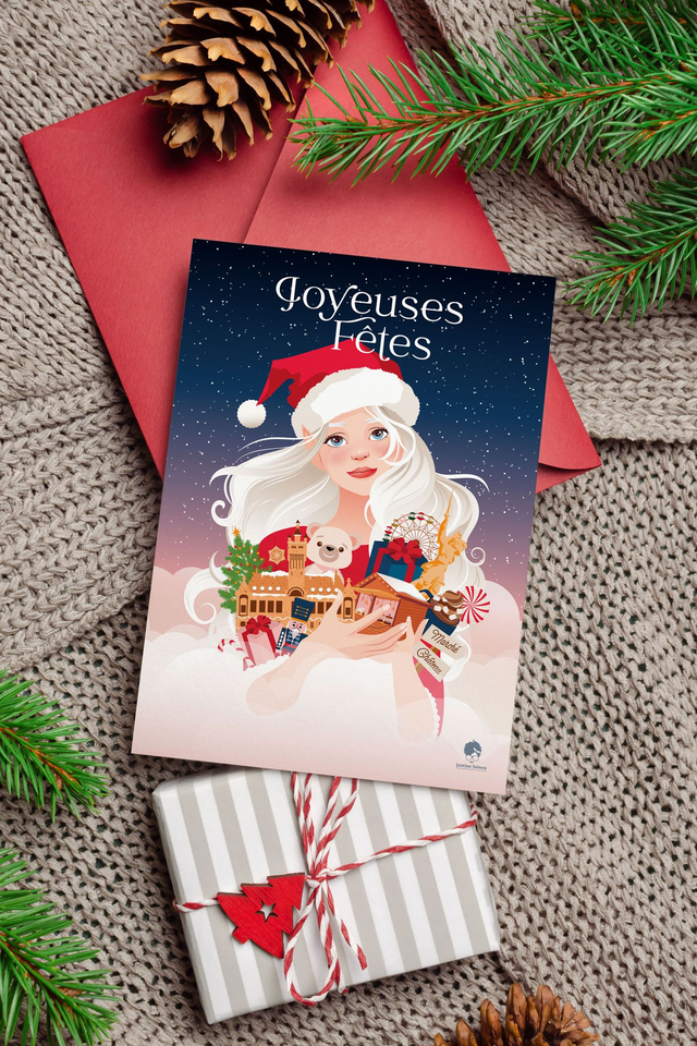 Carte Postale Joyeuses Fêtes