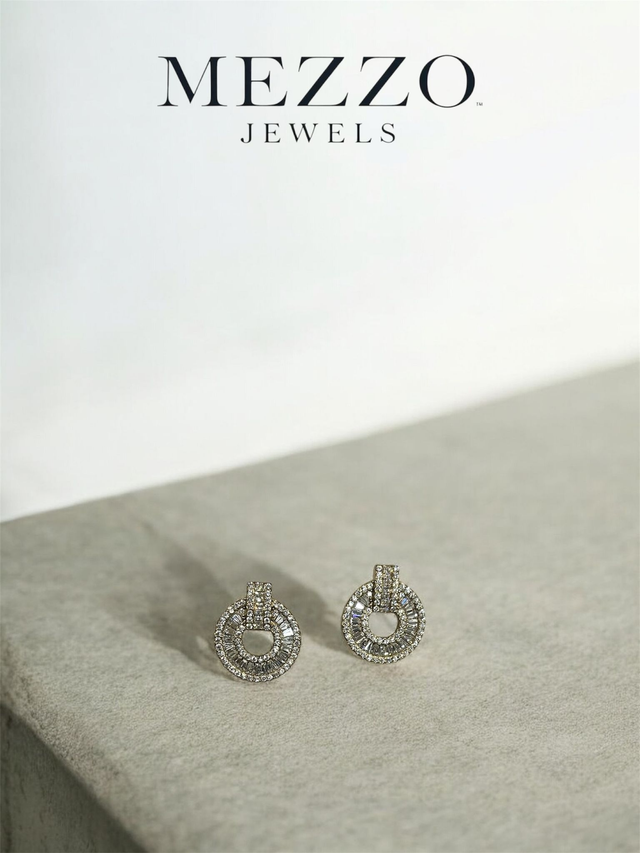 Γυναικεία Σκουλαρίκια ~Circle~ Με Zirconia