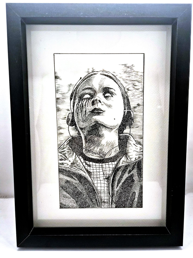 Cadre dessin - Strangers Thing's - Max