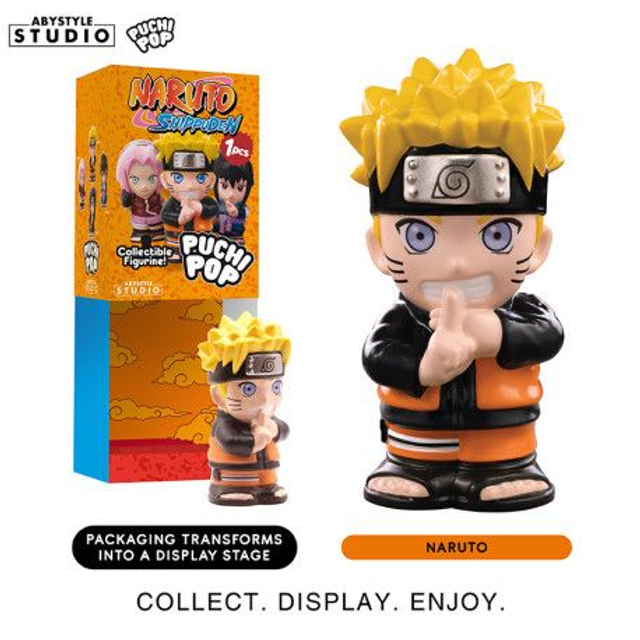 Naruto Uzumaki Wave - NARUTO SHIPPUDEN - Figurine Puchipop 12cm