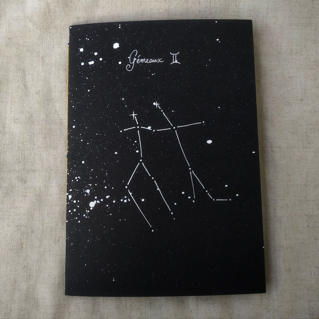 Carnet Constellation A5 (Signes astrologiques/étoiles)