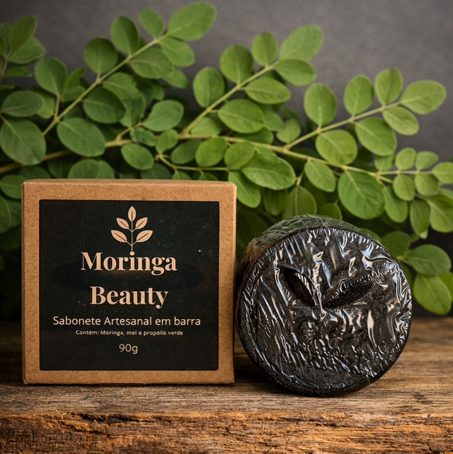 Sabonete de Moringa Beauty – Natural | Vegano | Artesanal