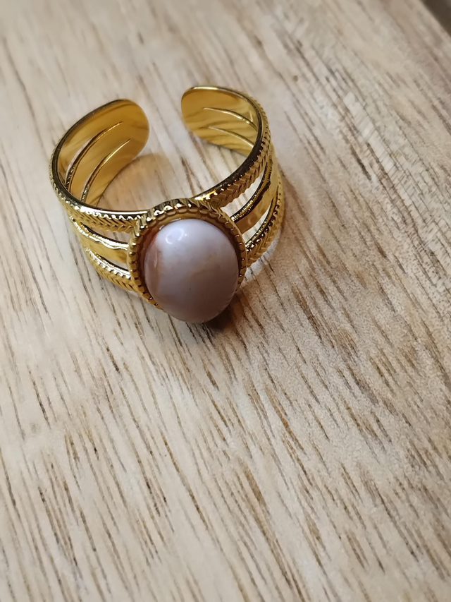 Bague ajustable en acier inoxydable 