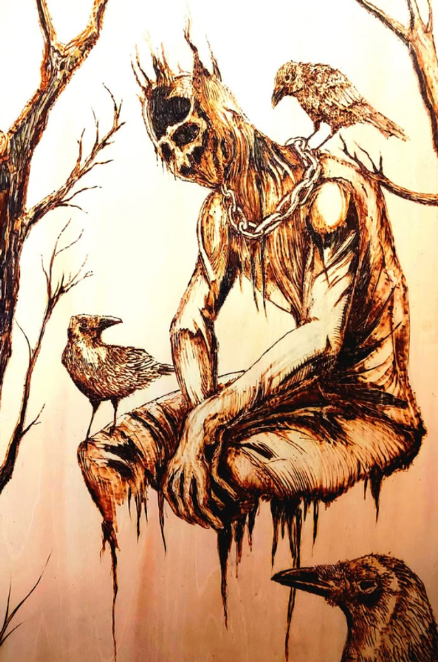 The Birdened Burdened Man