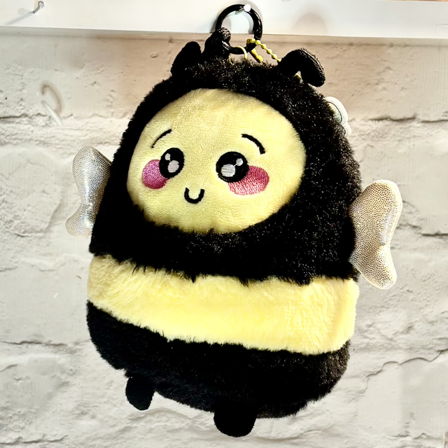 Kawaii Bumble Bee plush pendant