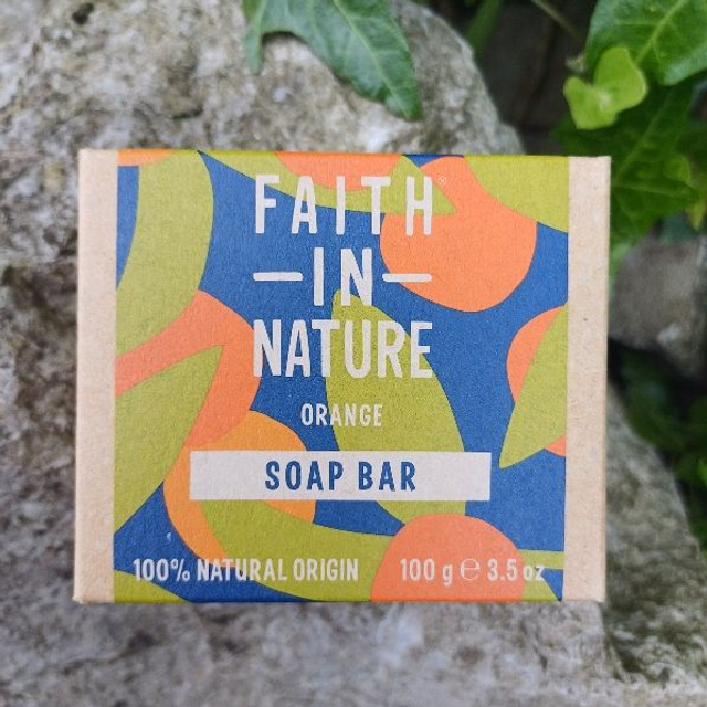 Orange Soap Bar - Faith in Nature 