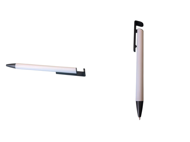 Stylo personnalisable et support de téléphone 