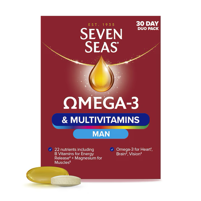 Seven Seas Omega-3 & Multivitamins Man 30 Day Duo Pack