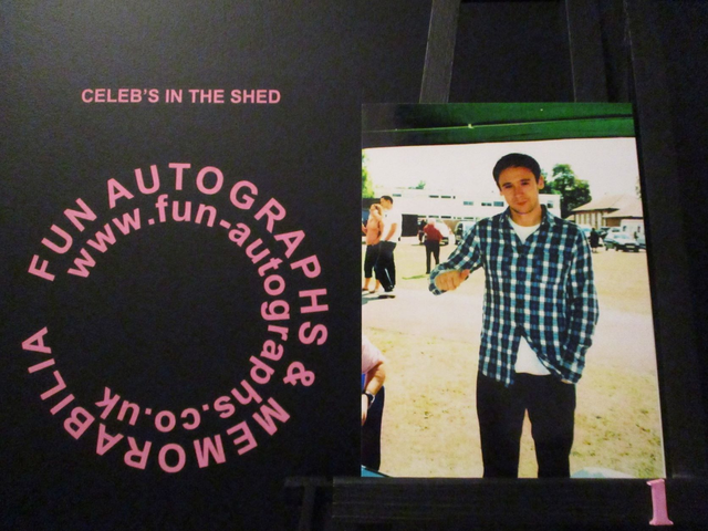 Jason Maza Authentic Autographed 6x4.5 Our Facing Photograph (A1)