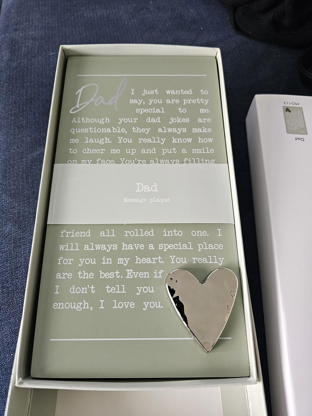 Dad Sentiment plaque 