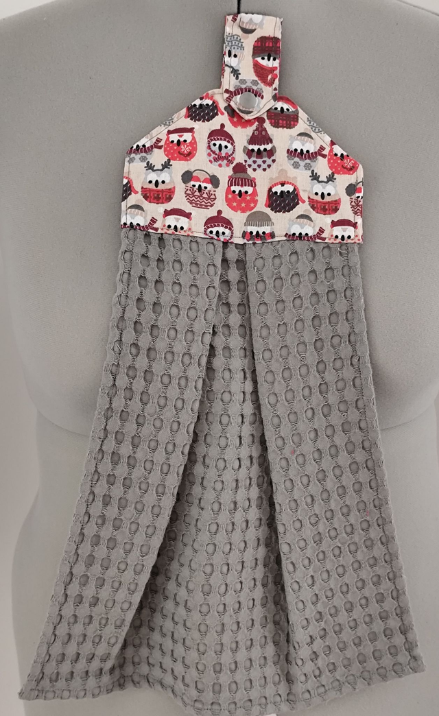 Torchon "Chouette Noël"