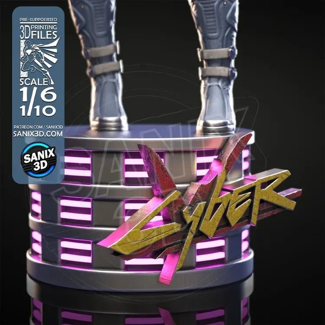 STATUE CYBERPUNK 2077 LADY série gaming