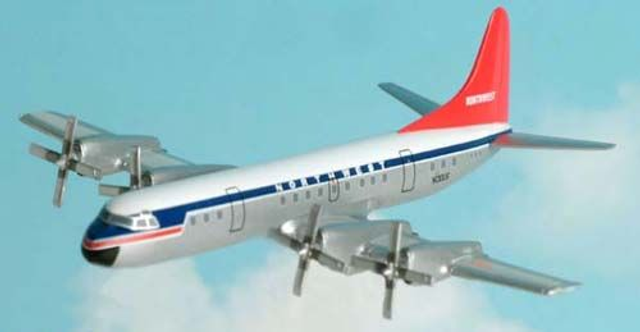 Northwest Airlines L-188C (OC) (N130US), 1:400 