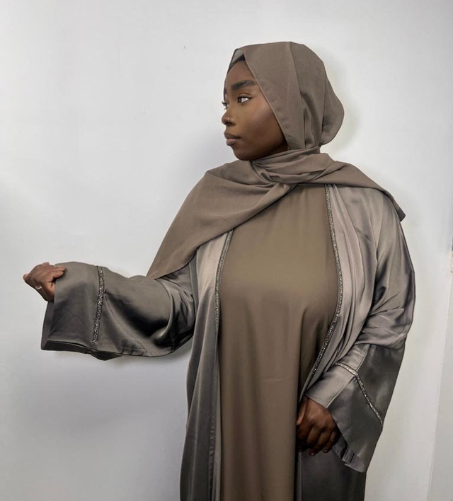 Abaya ASSAH Taupe