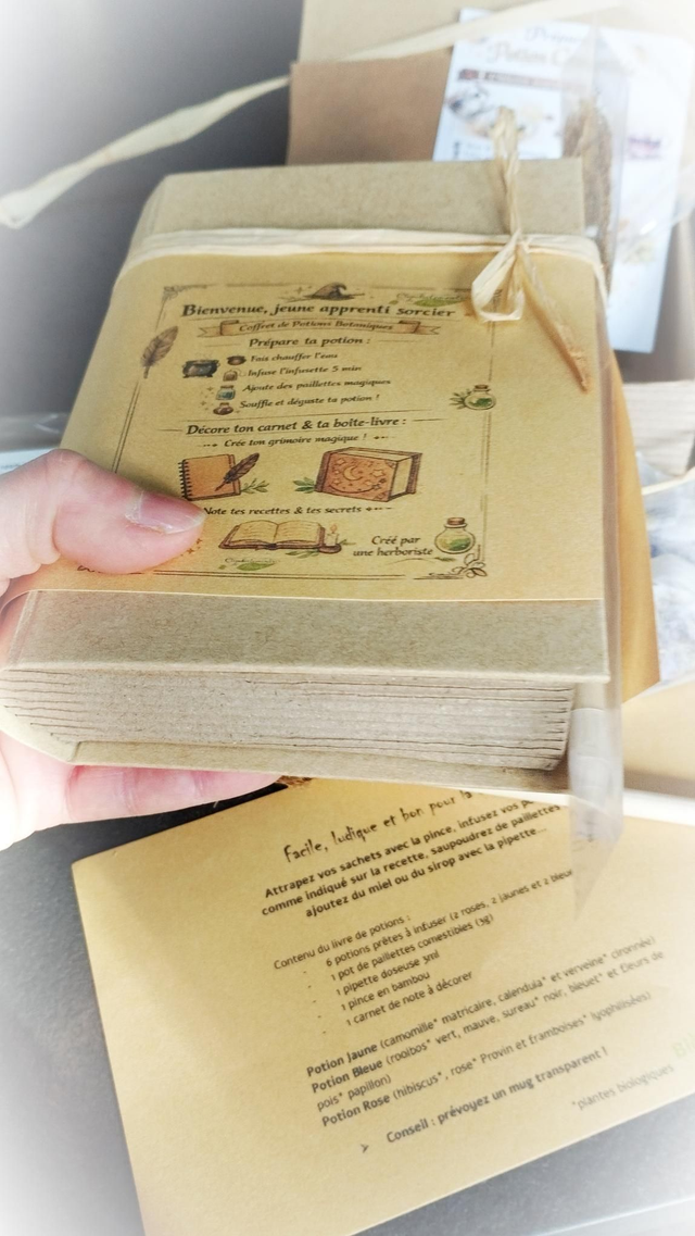 Kit création de potions colorées