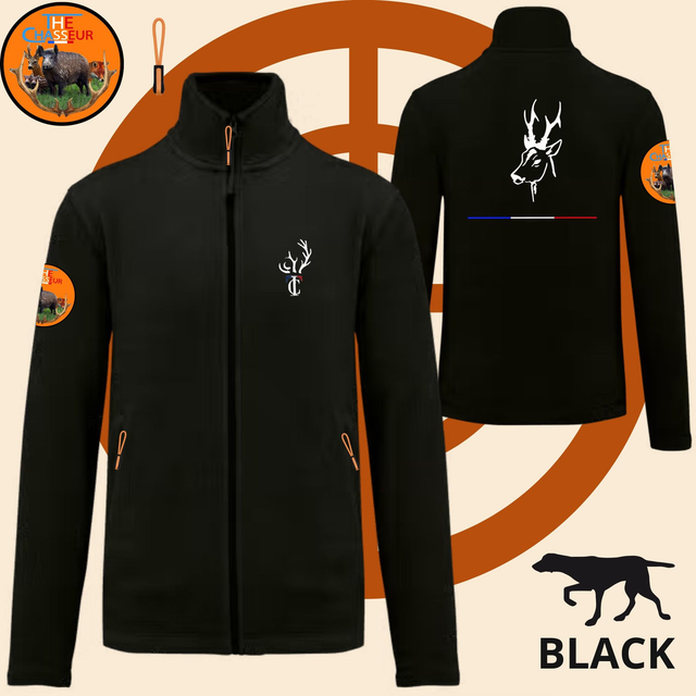 Polaire homme Brodé Team the Chasseur + BROCARD