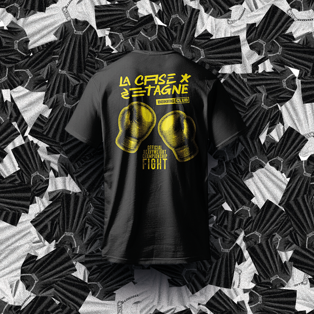 T-SHIRT EXCLUSIF - LA CASE TAGNE - NOIR