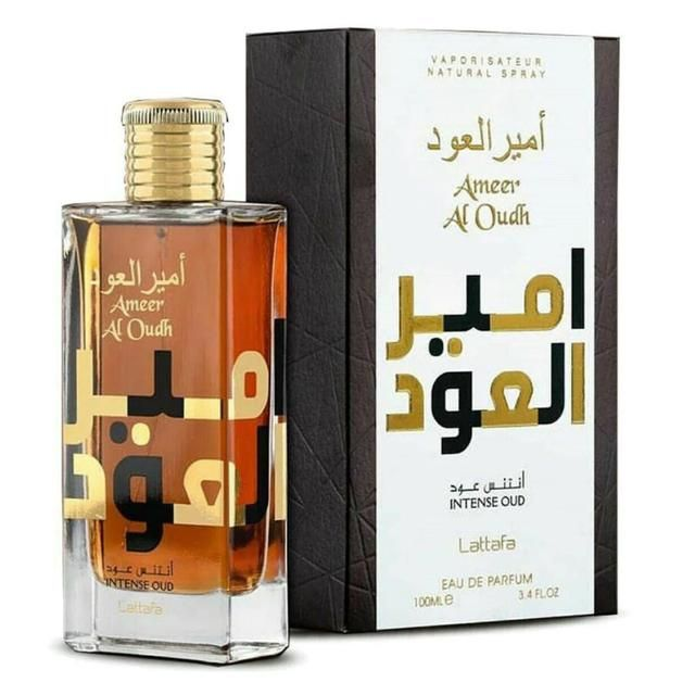 Lattafa 3.4 Oz Ameer Al Oudh Intense Oud Eau De Parfum Spray For Unisex