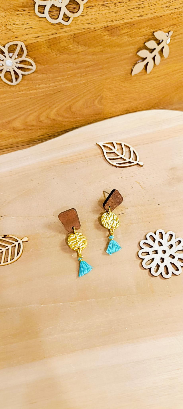 Boucles d'oreilles - Pompon