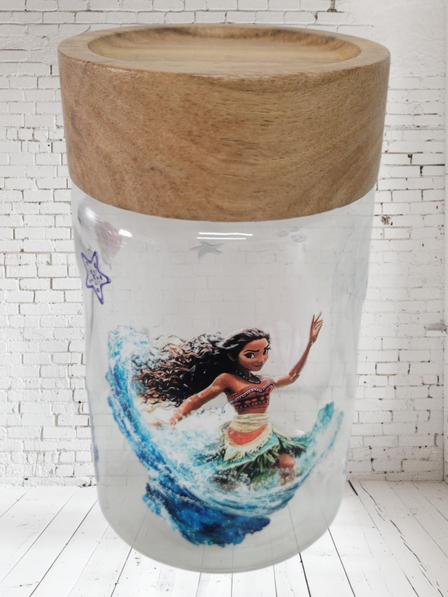Petite bonbonnière en verre Vaiana vide