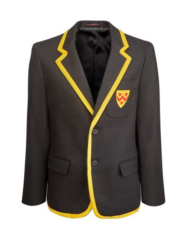 Second Hand Girls Black Crested Blazer