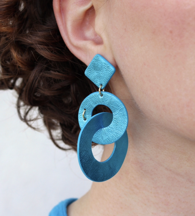 Bao • turquoise métallisé