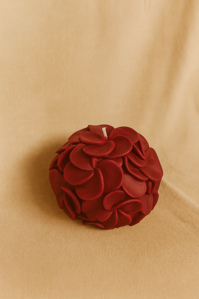 Bougie fleur d&#039;hortensia