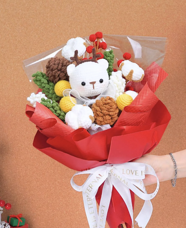 🌹✨ Bouquet de fleurs de Noël  ✨🌹