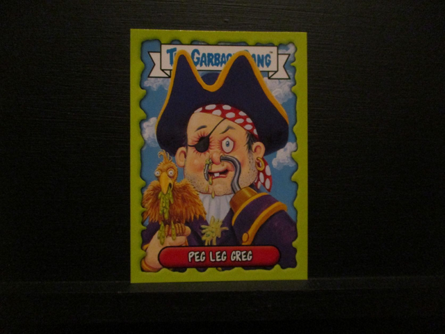 Peg Leg Greg - (Topps) The Garbage Gang Original Trading Card #3