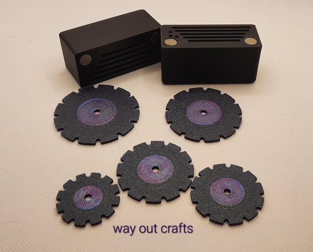 Set of 5 Yorkshire Button Templates with box