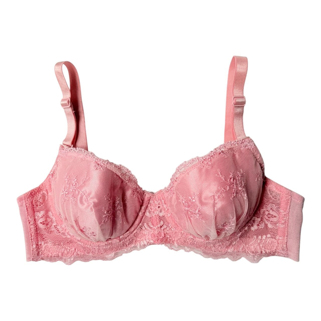 Pink lace Japanese Bra UK 34AA /A