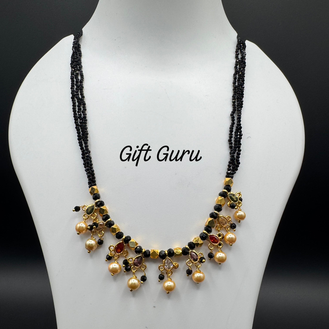 Black bead fancy wear