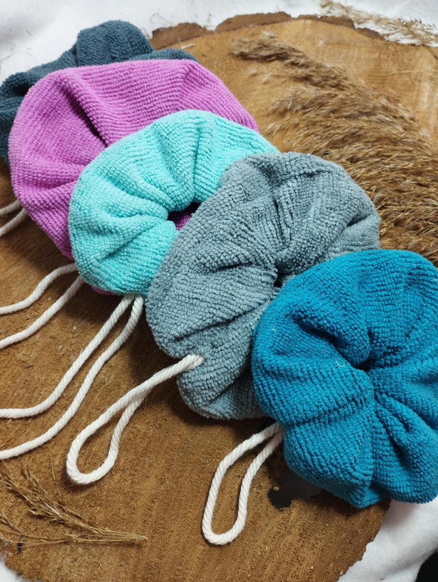 Fleur de douche lavable (tissu microfibre)