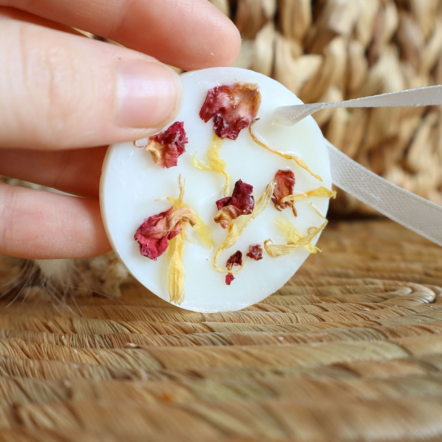 Suspension Parfumée - Fleur de Coton 🌼