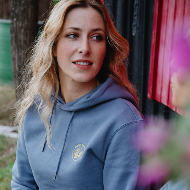 HOODIE GRIS BLEU