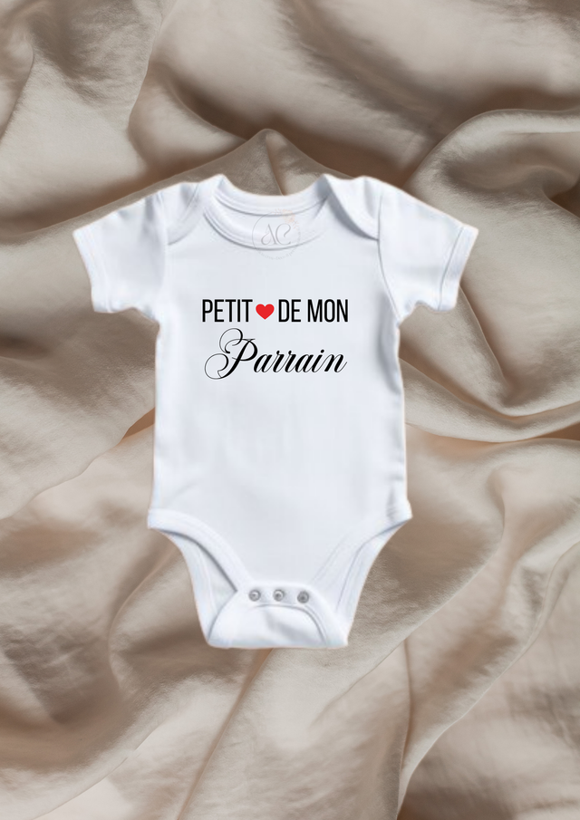 Body "petit coeur de parrain"