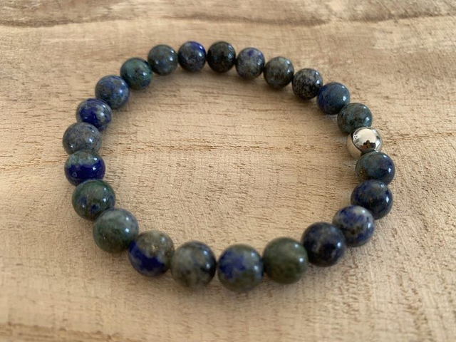 Bracelet Azurite - Perles de 8mm