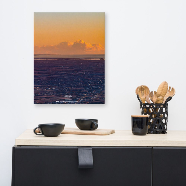 Canvas sunset cloud