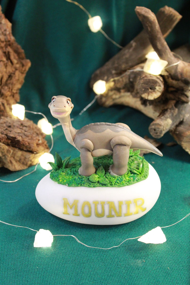 Veilleuse galet LED+ prénom