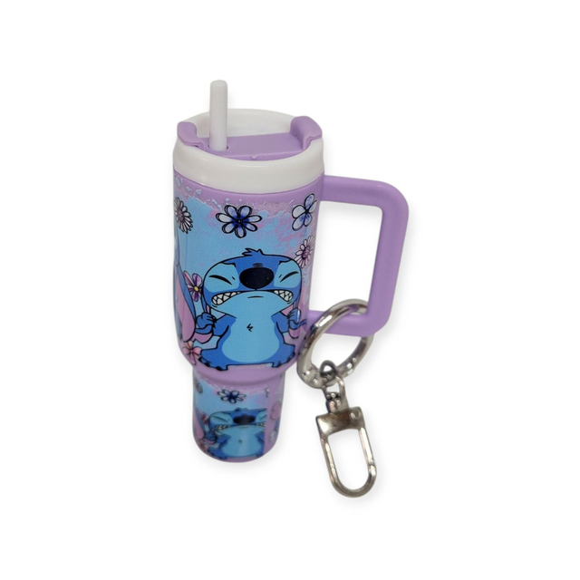 Porte clés gourde stitch 