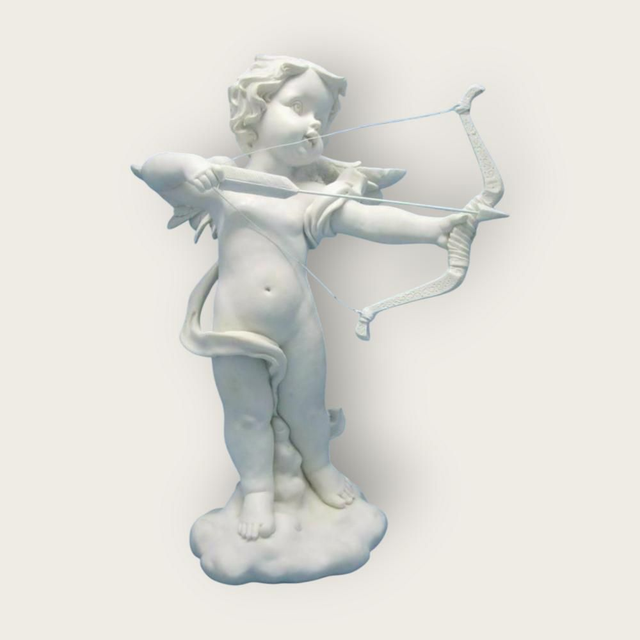  Statuette ange Cupidon avec arc