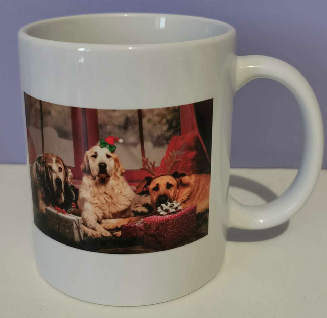 Mug &quot;chien de noël&quot;
