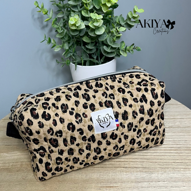 Trousse de toilette léopard T.1
