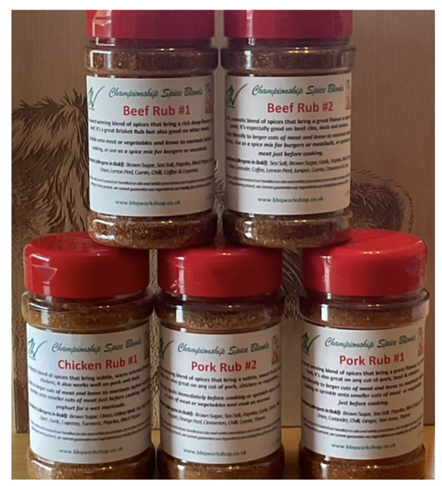 Special Offer Set of all 5 Rubs